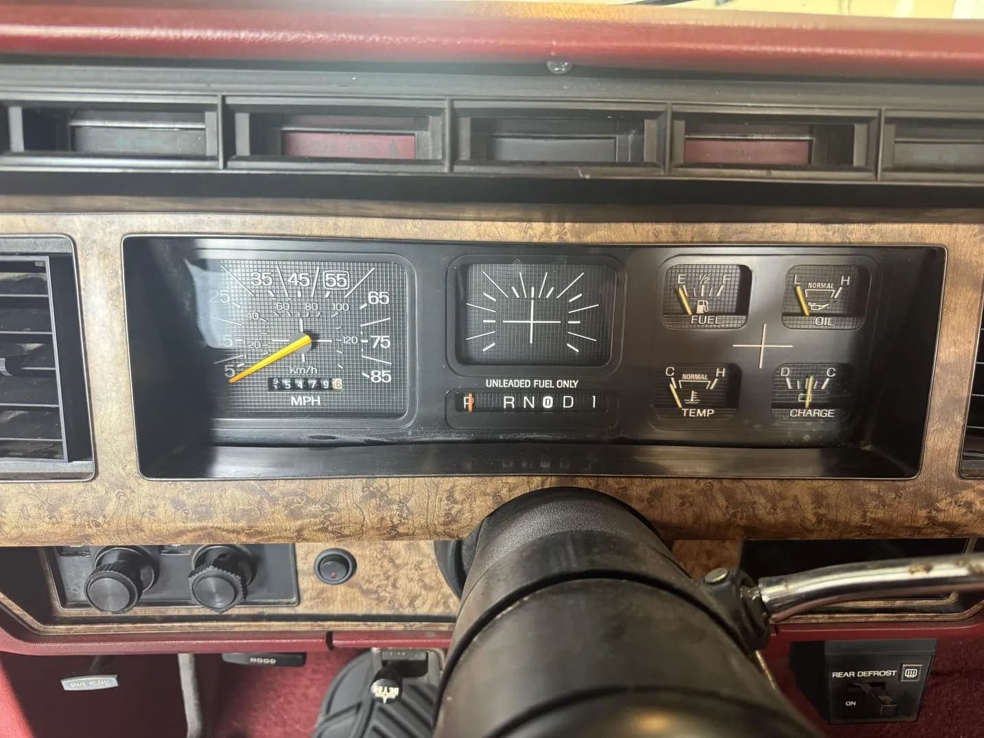 1986 Ford Bronco XLT, view