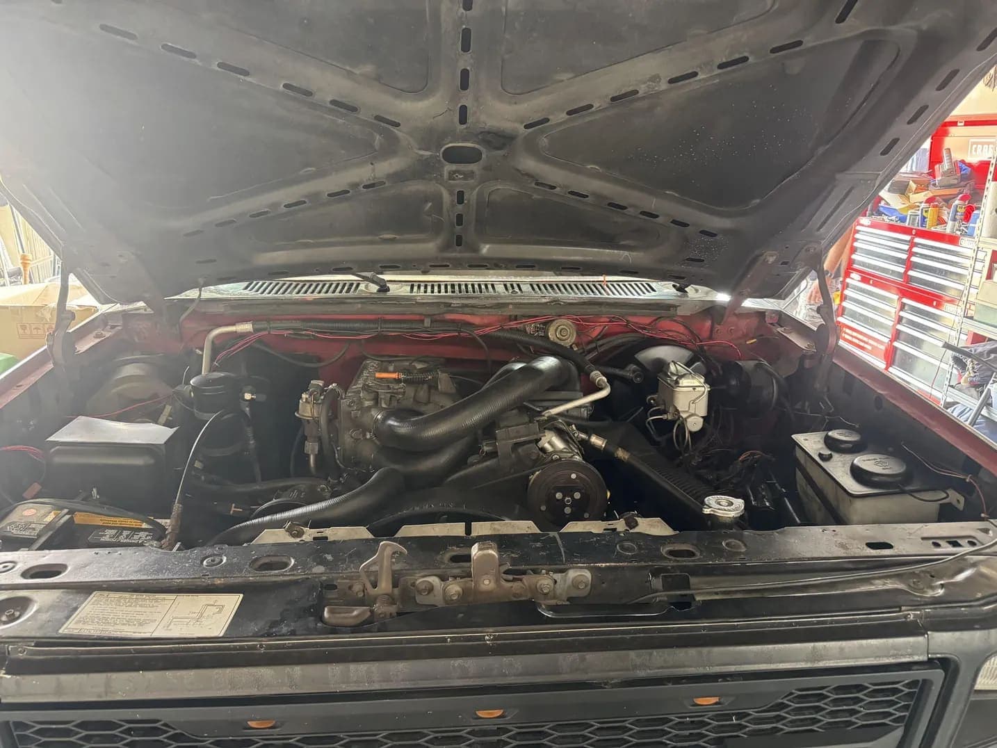 1986 Ford Bronco XLT, view