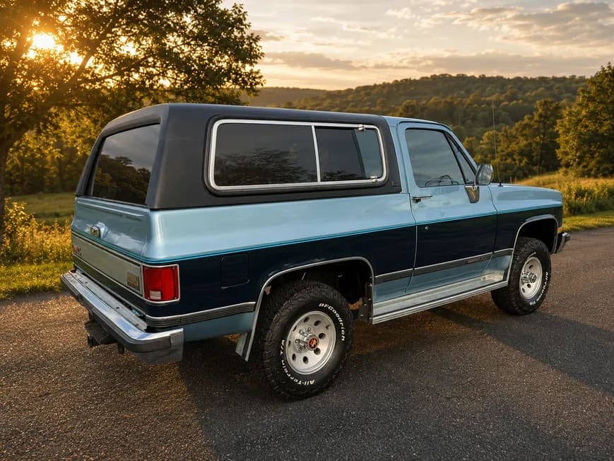 1989 GMC Jimmy SLE, view