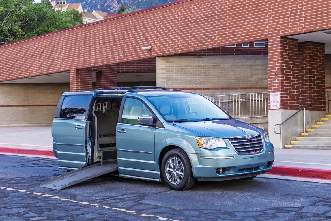 2008 Chrysler Town & Country Limited BraunAbility Wheelchair Van, view