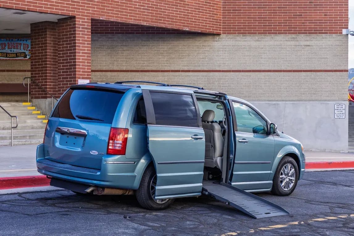 2008 Chrysler Town & Country Limited BraunAbility Wheelchair Van, view